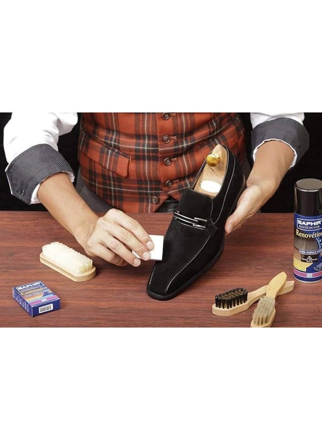 Saphir Gommadin - Nubuck Suede Eraser Block - Cleaning Suede, Nubuck and Velvety Leathers - Anti-Shine - Image 5